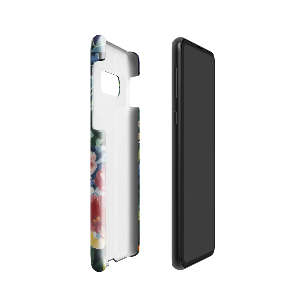 Hidden Majesty: The Jaguar Amongst Tropical Splendor | Phone Case |  S10e | Snap Case | Glossy