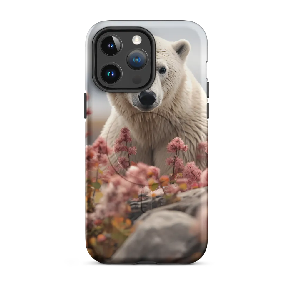 Curiosity Among Blooms: The Polar Bear