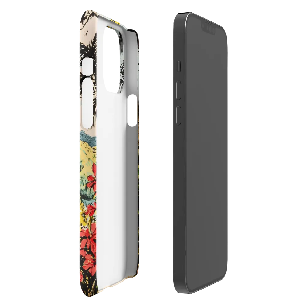 Tropical Serenity | Phone Case |  13 Pro Max | Snap Case | Matte