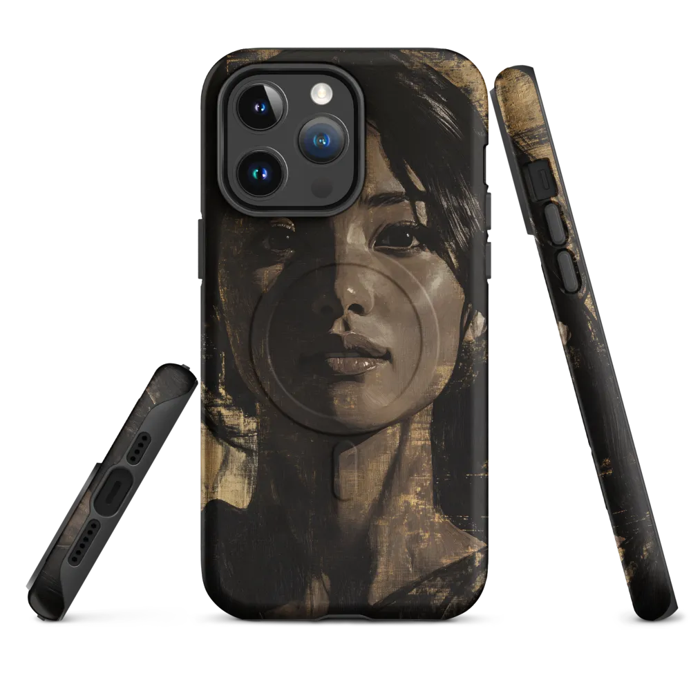 Golden Gaze: A Contemporary Portrait