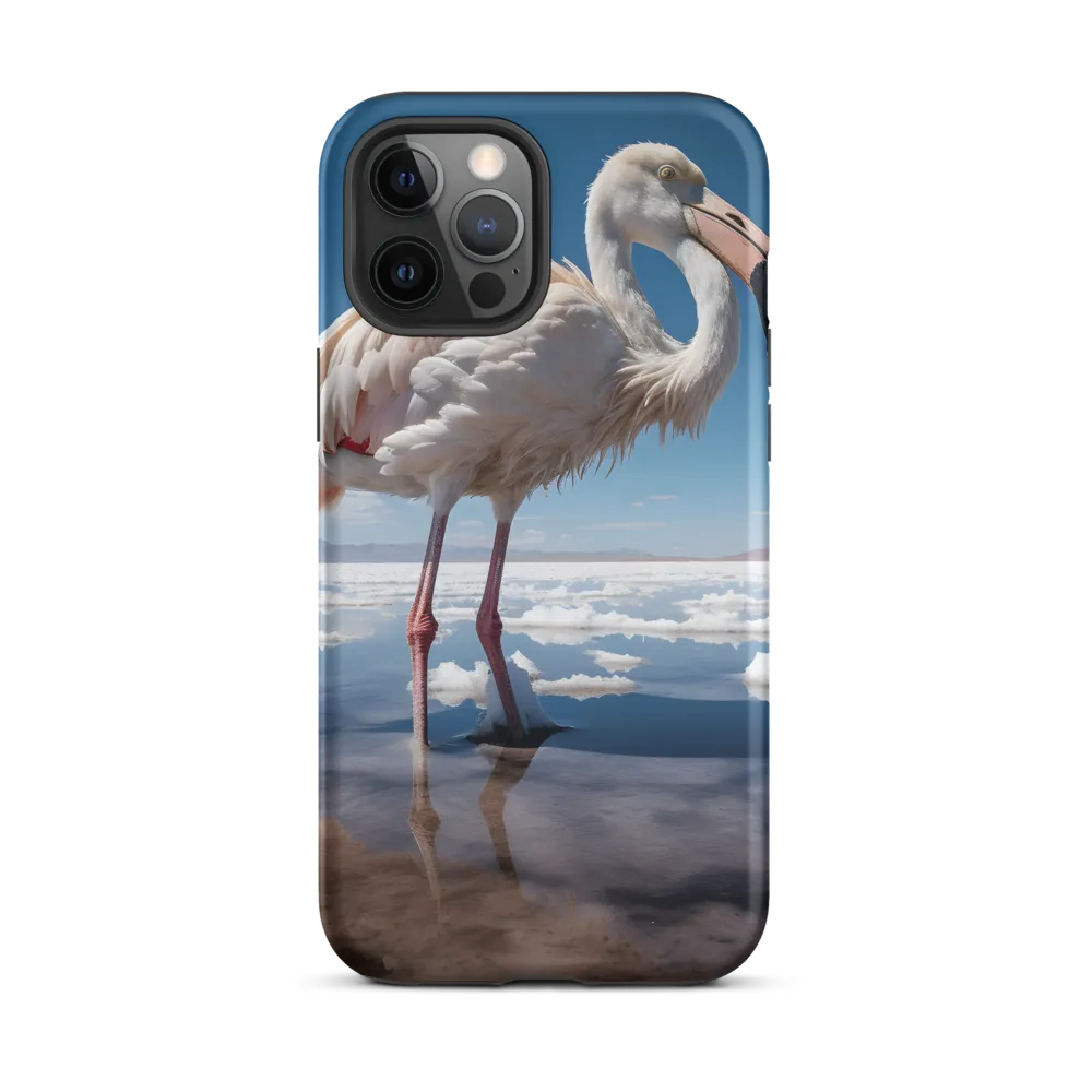Graceful Solitude of a Flamingo