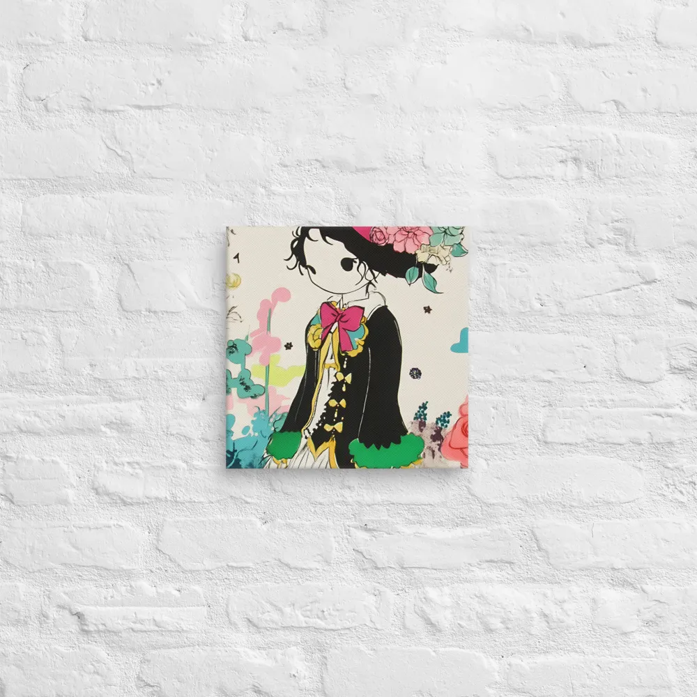 Whimsical Garden Reverie | Canvas | 12″×12″