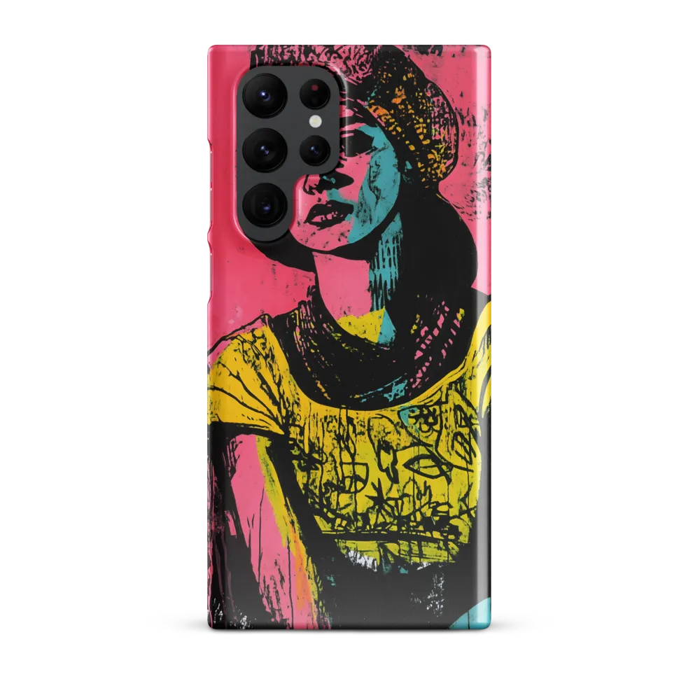 Urban Elegance: A Graffiti Portrait