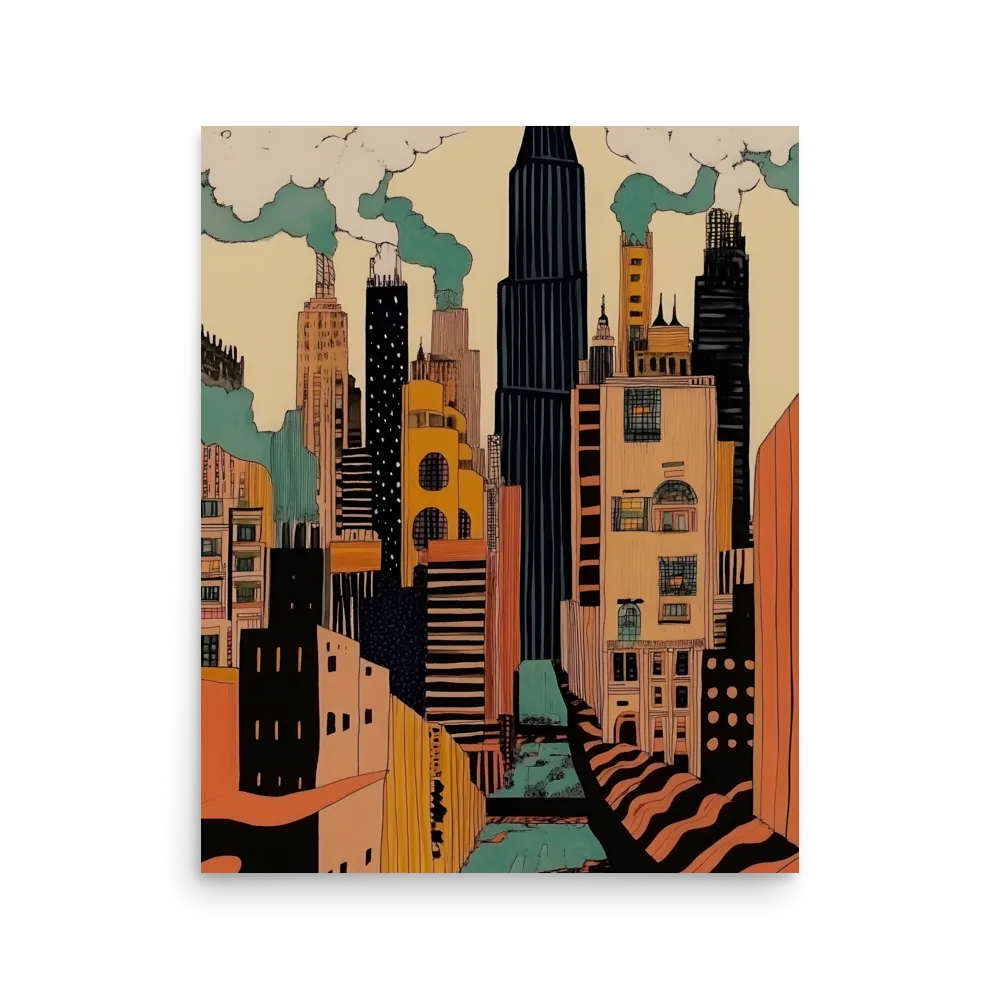 Urban Symphony in Ink