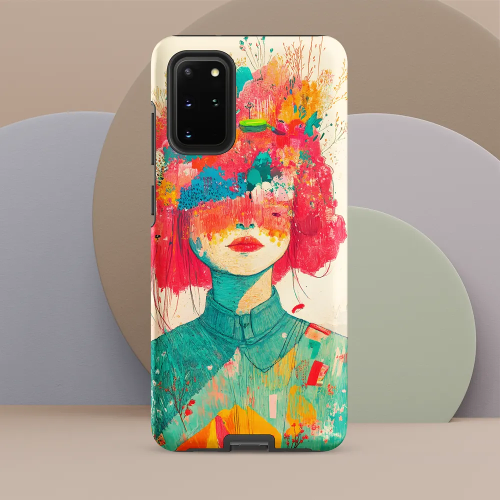 Whimsical Floral Portrait