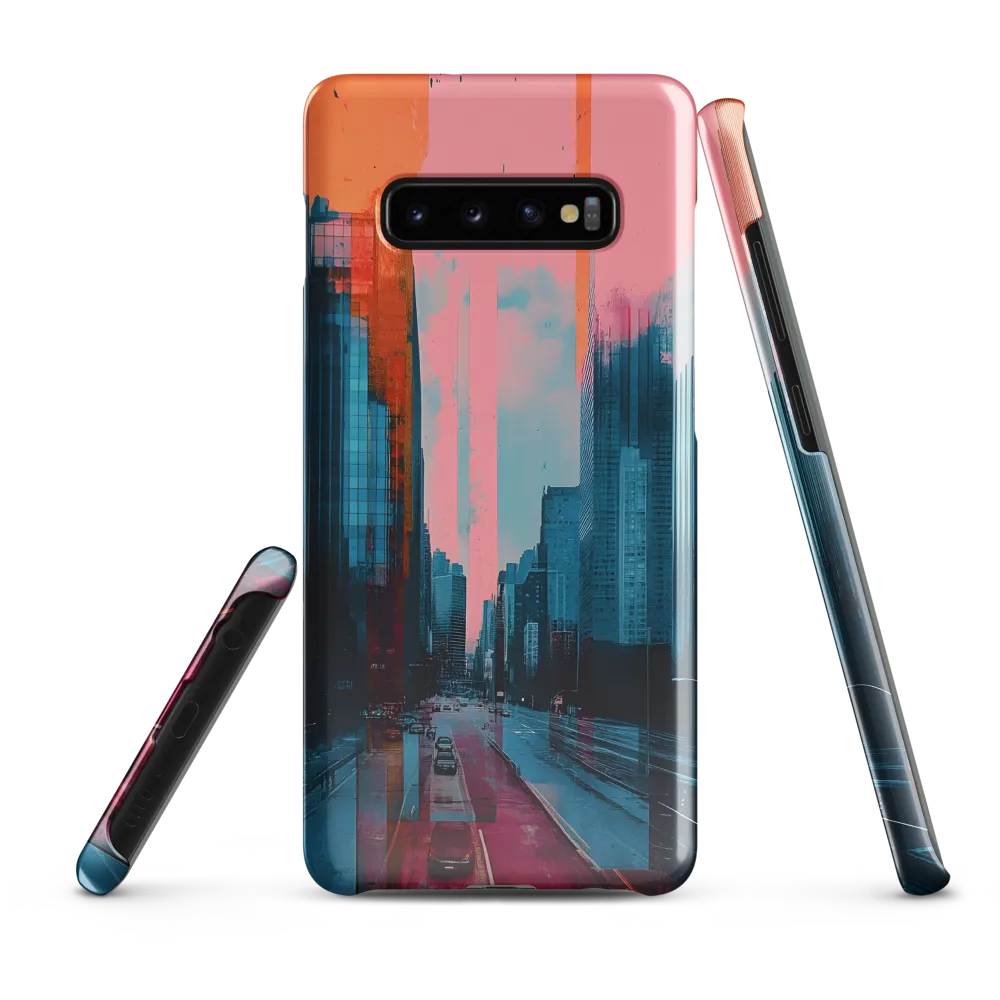 Urban Symphony: A Study in Color and Form | Phone Case |  S10 Plus | Snap Case | Glossy