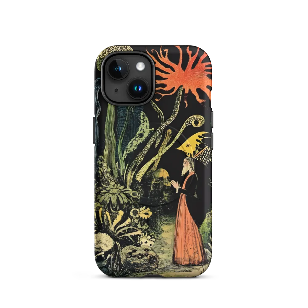 Enchanted Encounter in a Fantastical Garden | Phone Case |  15 | MagSafe® Tough Case | Matte