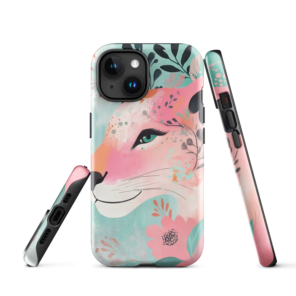Whimsical Majesty: A Floral Lion