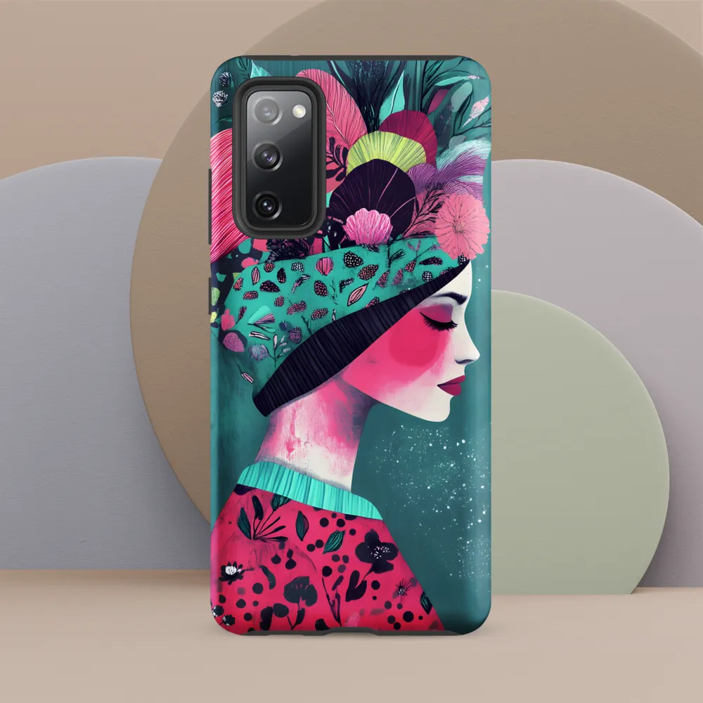 Whimsical Floral Portrait