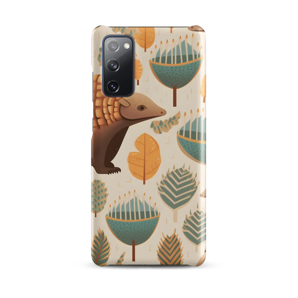 Pangolins in a Whimsical Habitat | Phone Case |  S20 FE | Snap Case | Matte