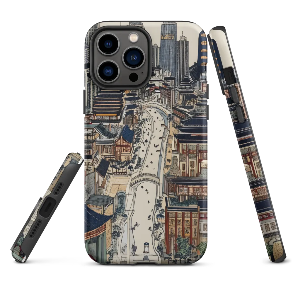 Urban Harmony: A Fusion of Tradition and Modernity | Phone Case |  13 Pro Max | Tough Case | Matte
