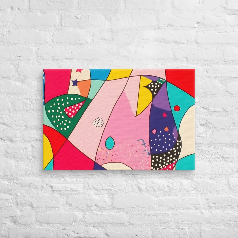 Playful Geometry in Color | Canvas | 20″×30″