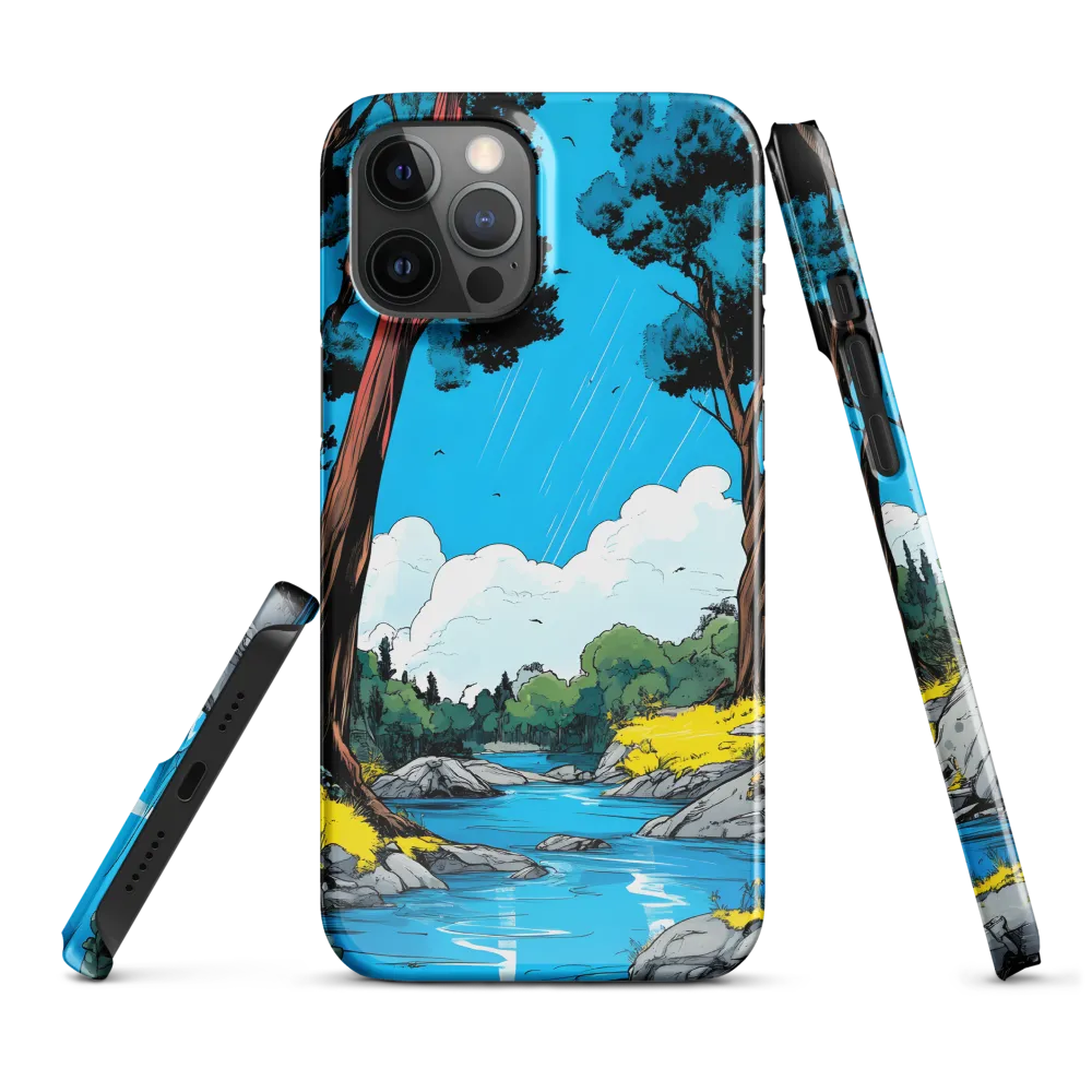 Tranquil River in a Comic Landscape