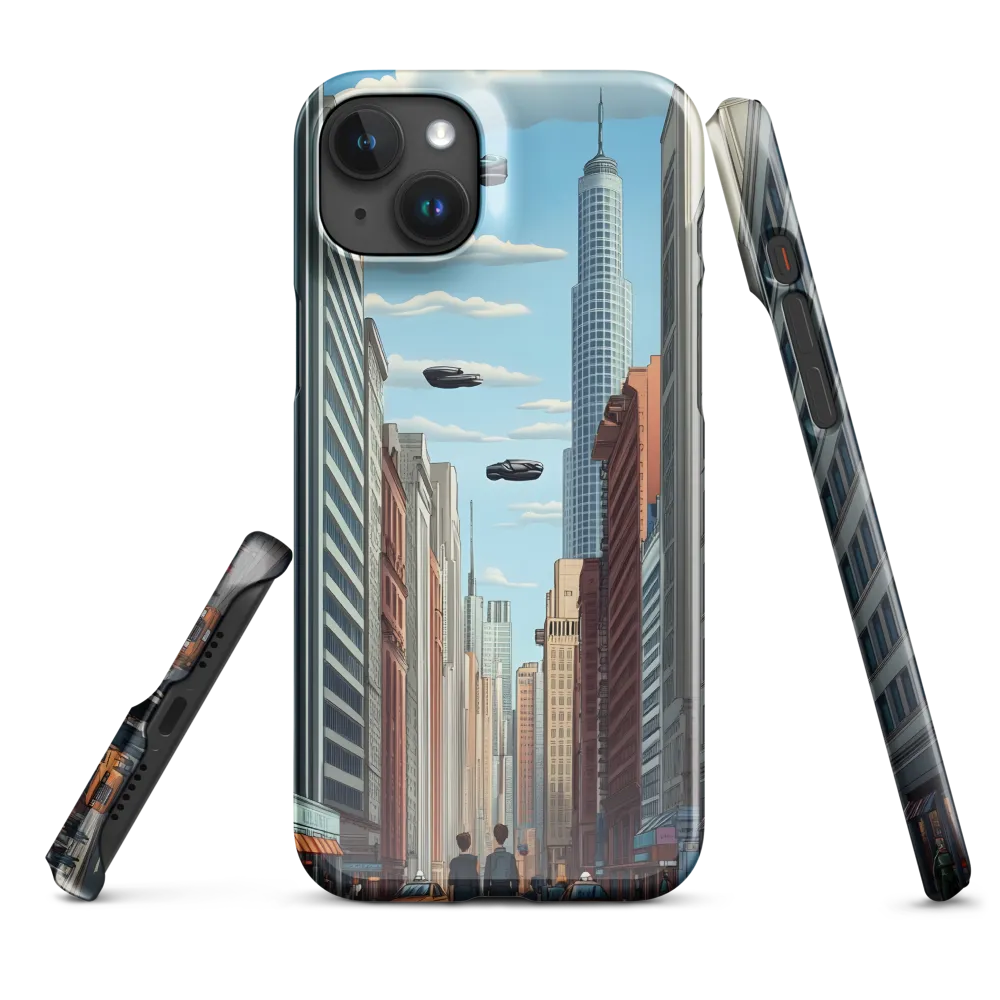 Futuristic Stroll through the Urban Skyline