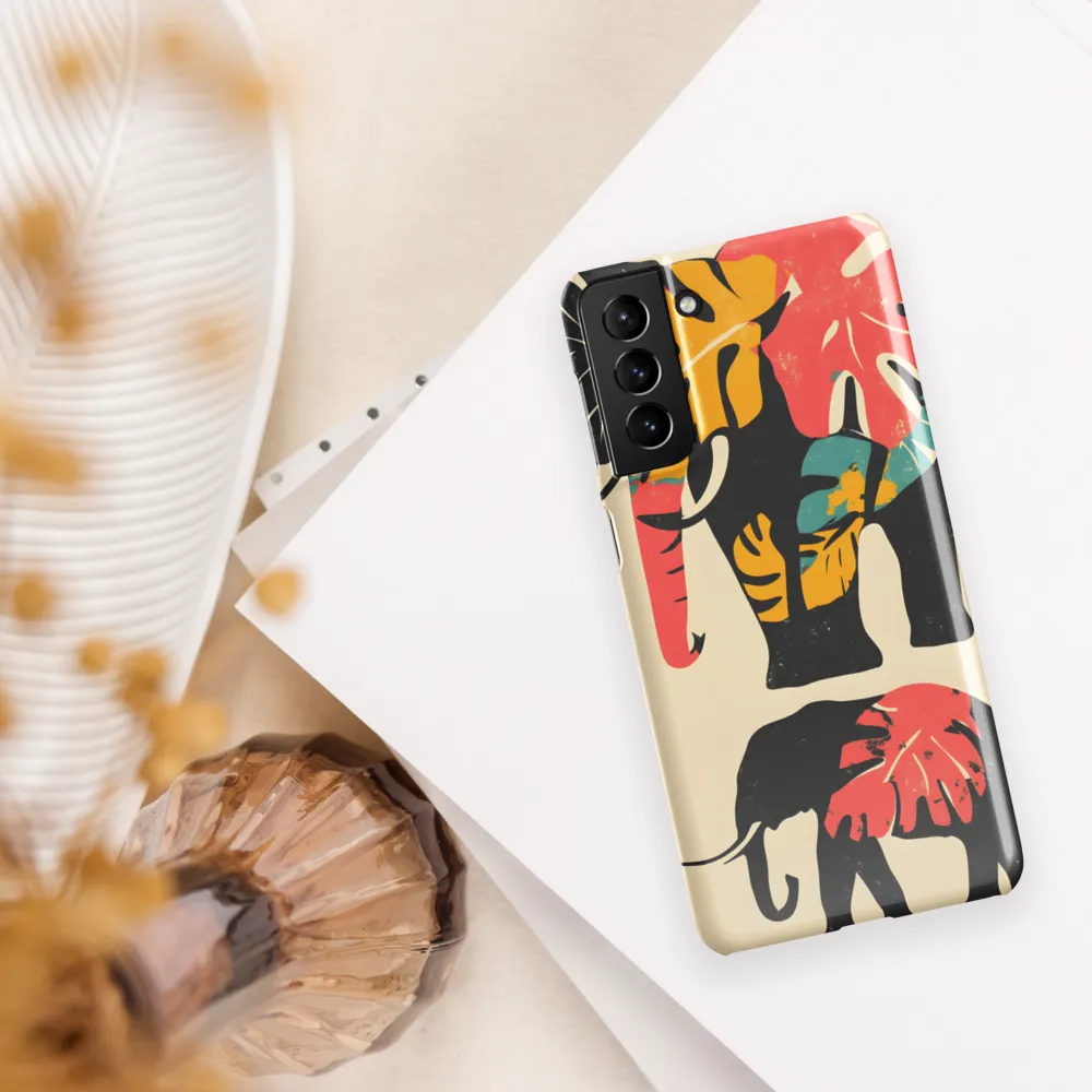 Tropical Elegance: The Elephant's Dance