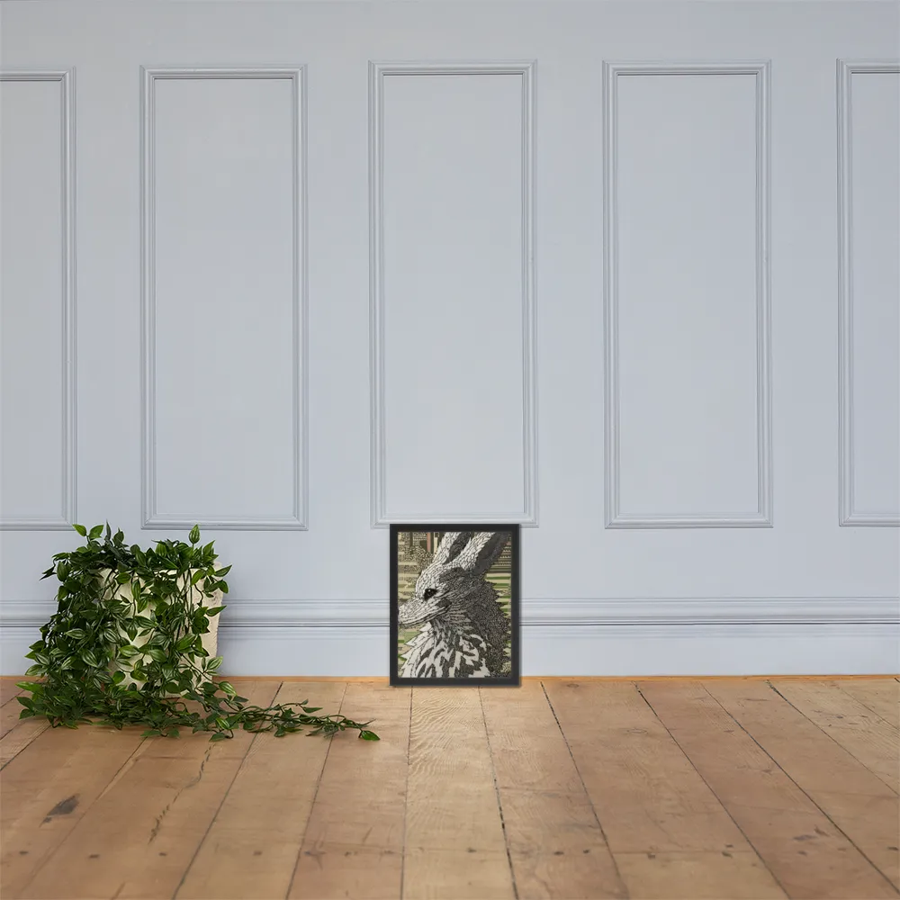 Reflections of the Forest | Poster with Black Frame | 11″×14″