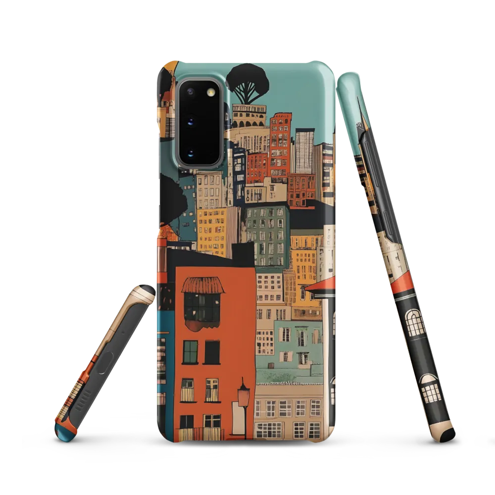 Urban Fusion: A Colorful Cityscape