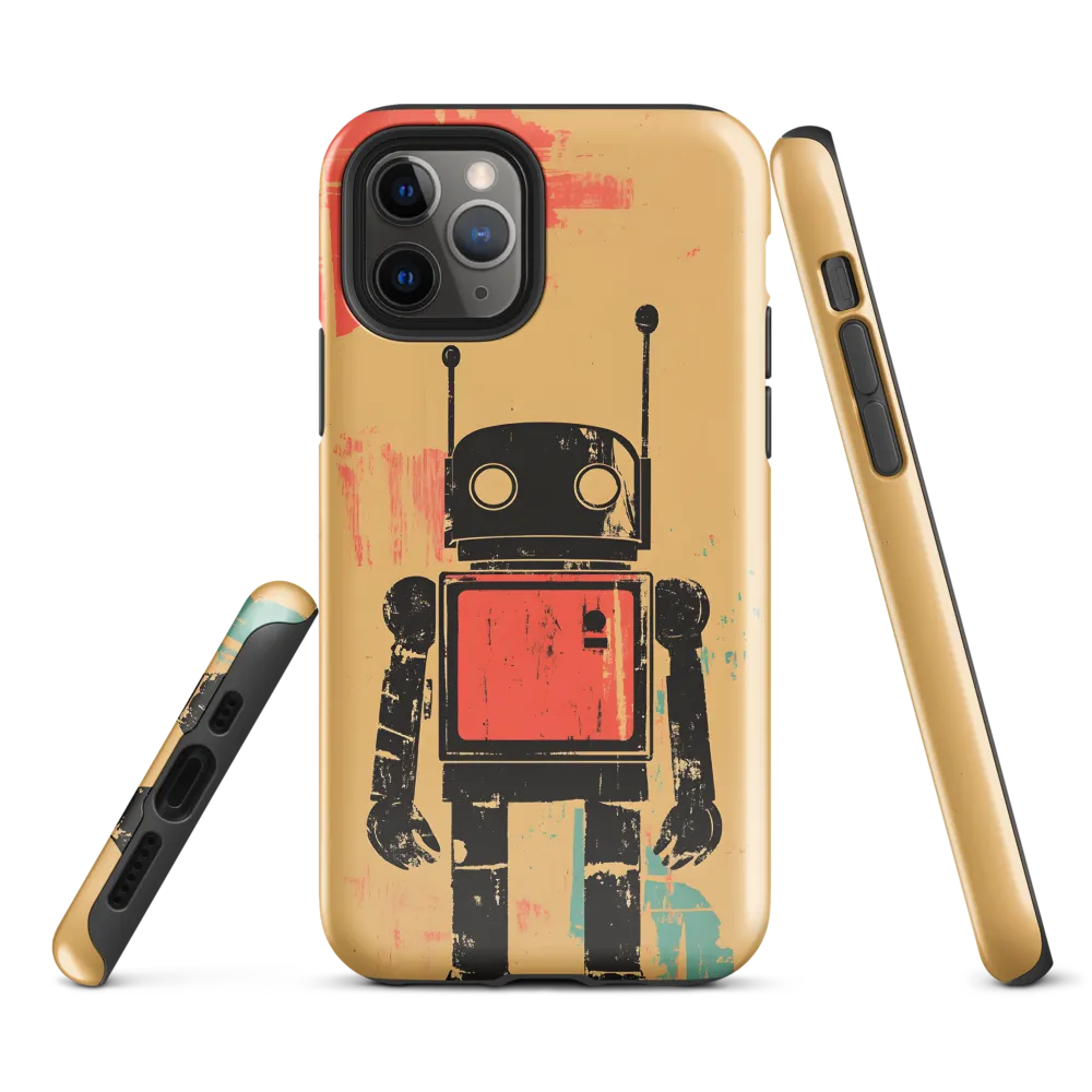 The Retro Robot | Phone Case |  11 Pro | Tough Case | Glossy