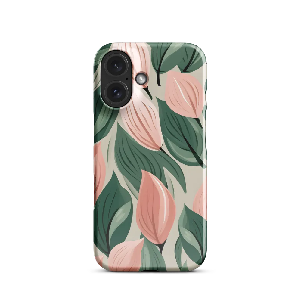 Floral Symphony in Modern Hues | Phone Case |  16 | Snap Case | Glossy