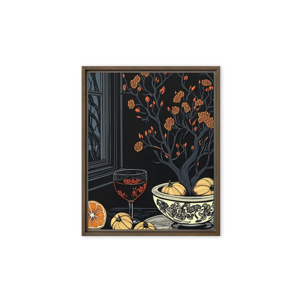 Solitude in Color | Canvas with Brown Frame | 8″×10″
