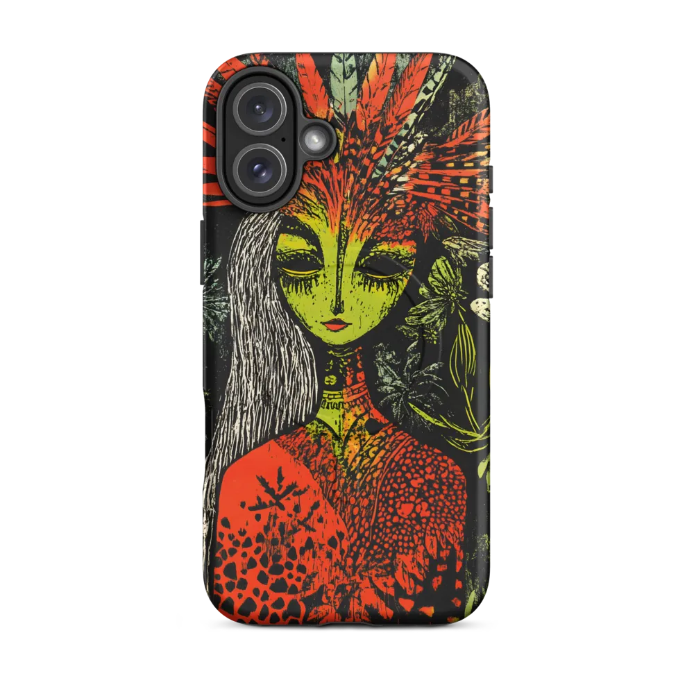 Mystical Flora: A Surreal Portrait