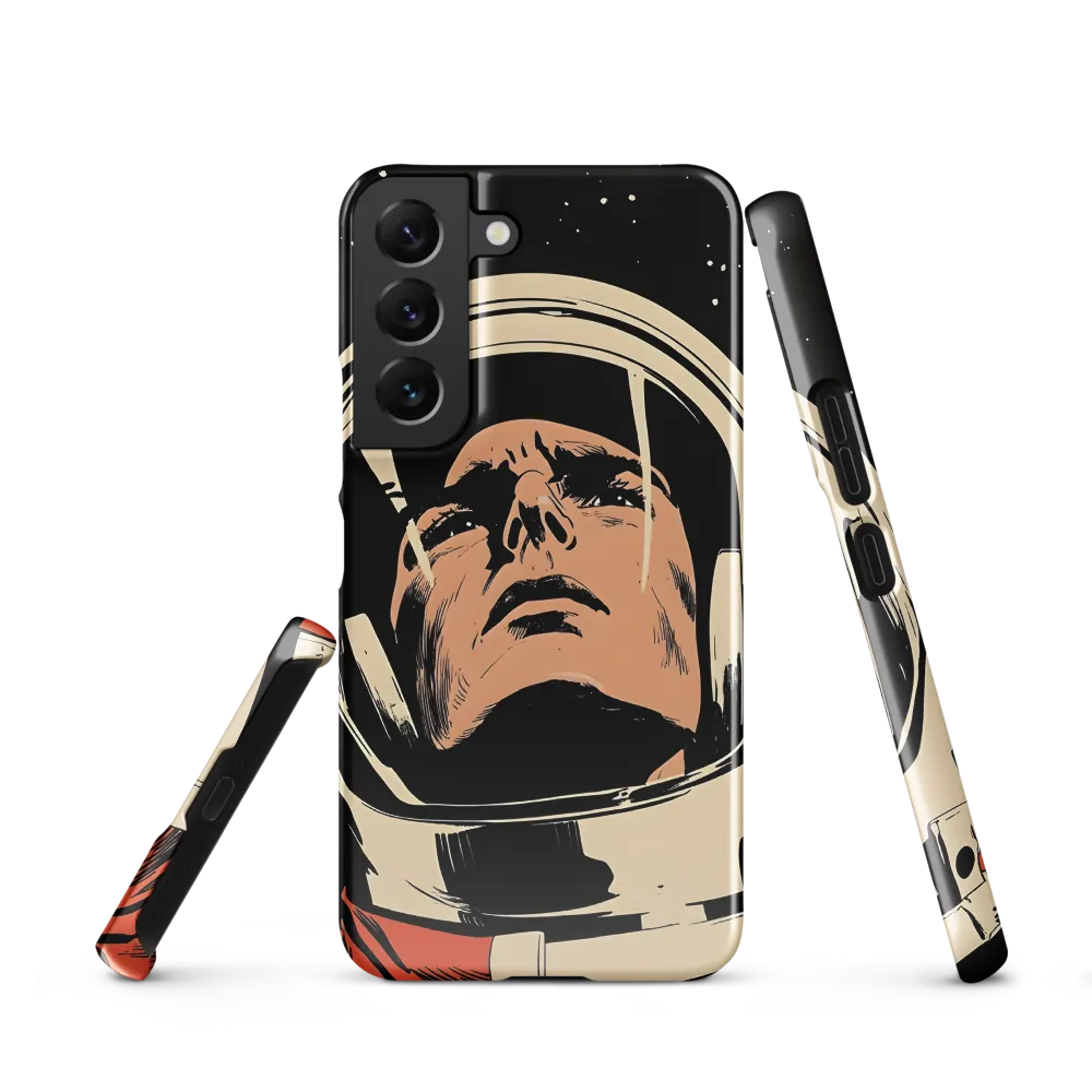 Gaze of the Astronaut | Phone Case |  S22 | Snap Case | Glossy