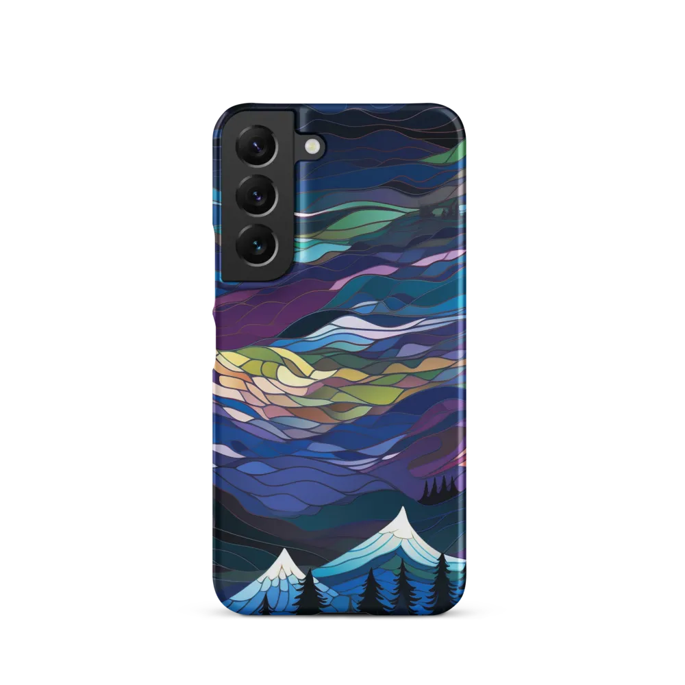 Twilight Peaks: An Abstract Mountain Landscape