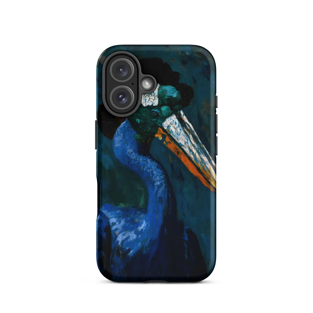 Majestic Absurdity: The Hat-Wearing Bird | Phone Case