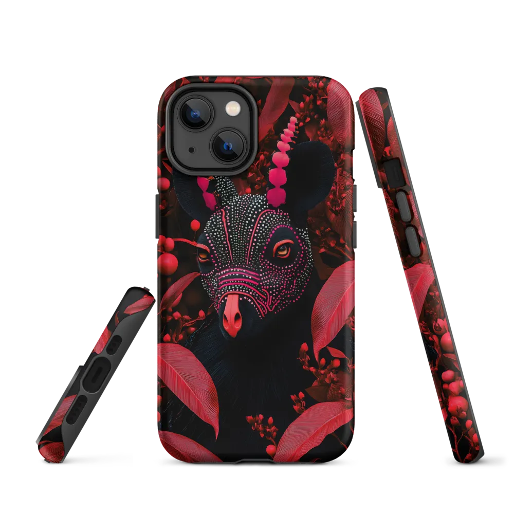 Mystique in Red | Phone Case |  14 | Tough Case | Matte