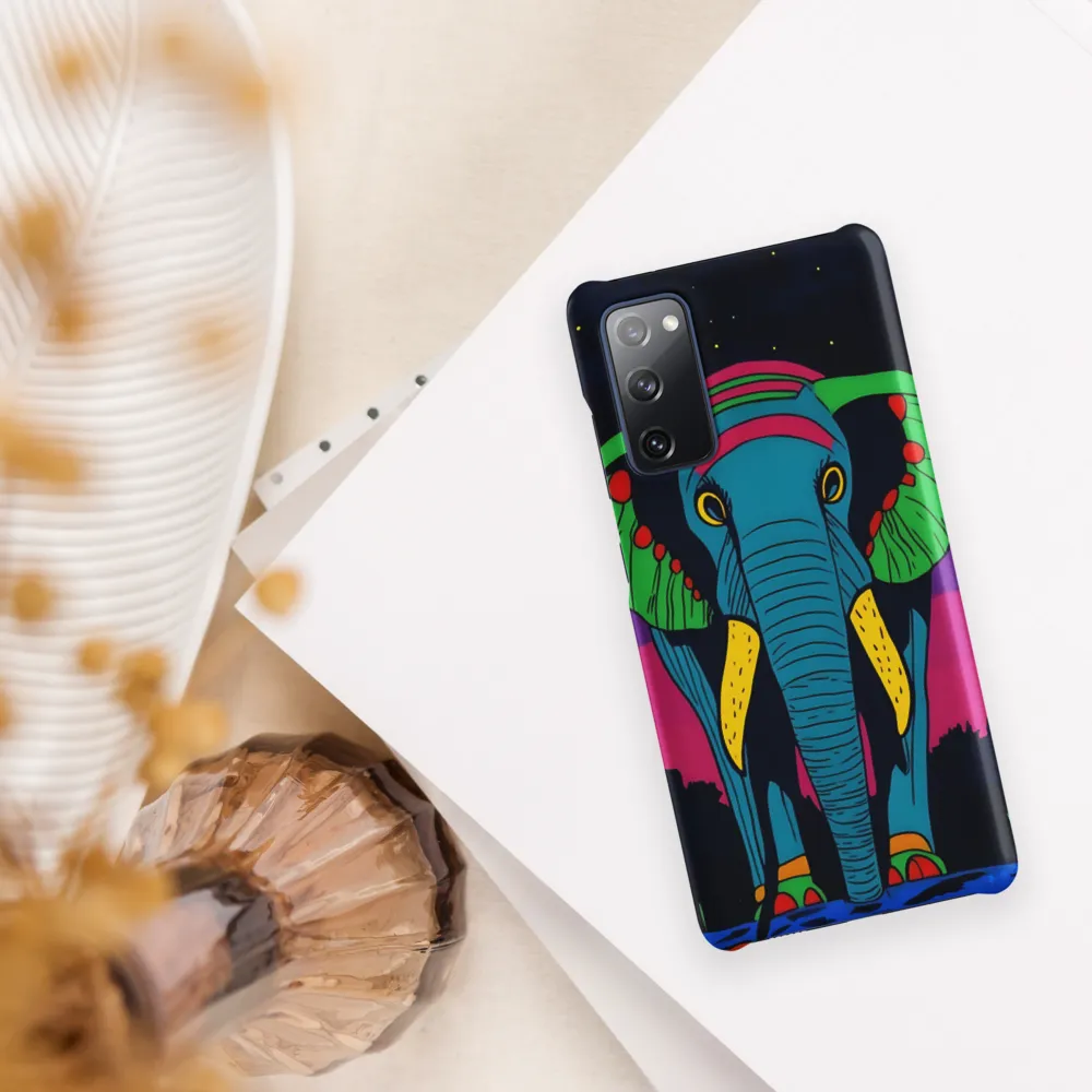 Whimsical Majesty: The Vibrant Elephant