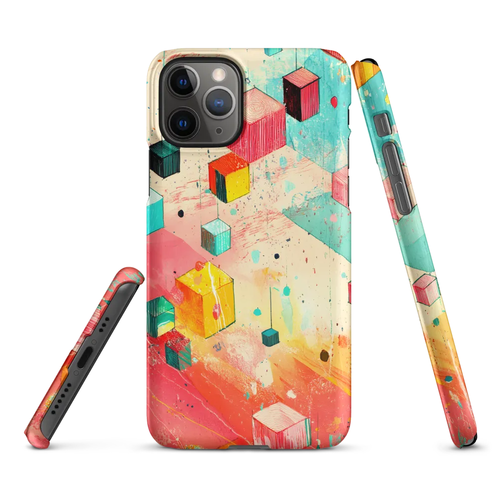 Suspended Cubes in Colorful Abstraction