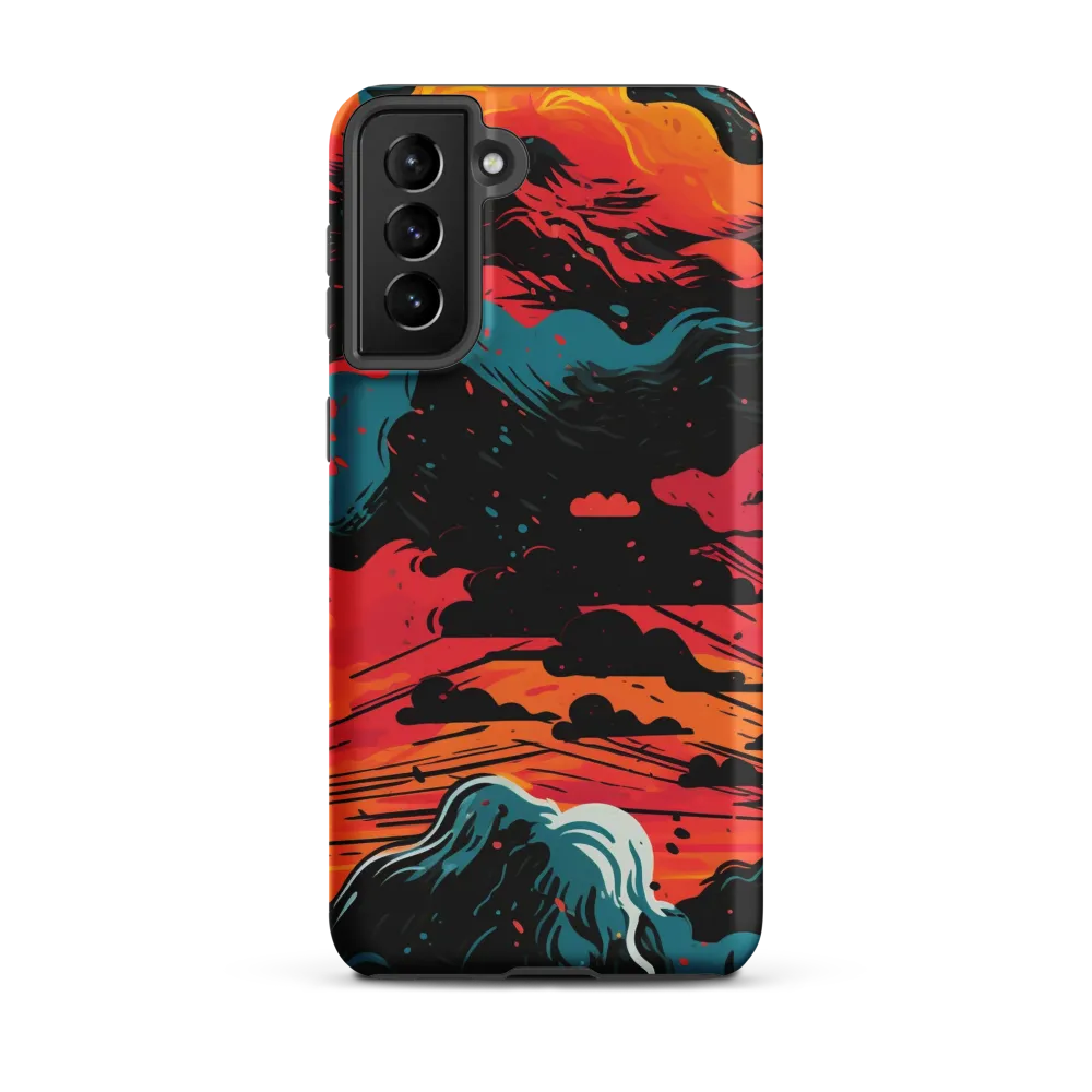 Ethereal Twilight: A Dramatic Landscape in Motion