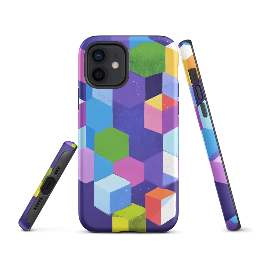 Geometric Harmony | Phone Case |  12 | Tough Case | Matte