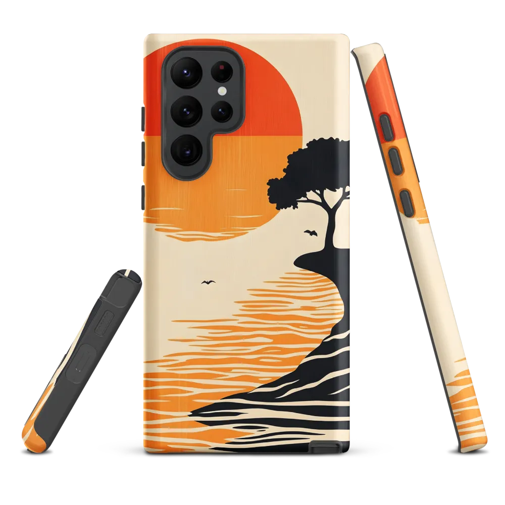 Serene Sunset | Phone Case |  S22 Ultra | Tough Case | Matte