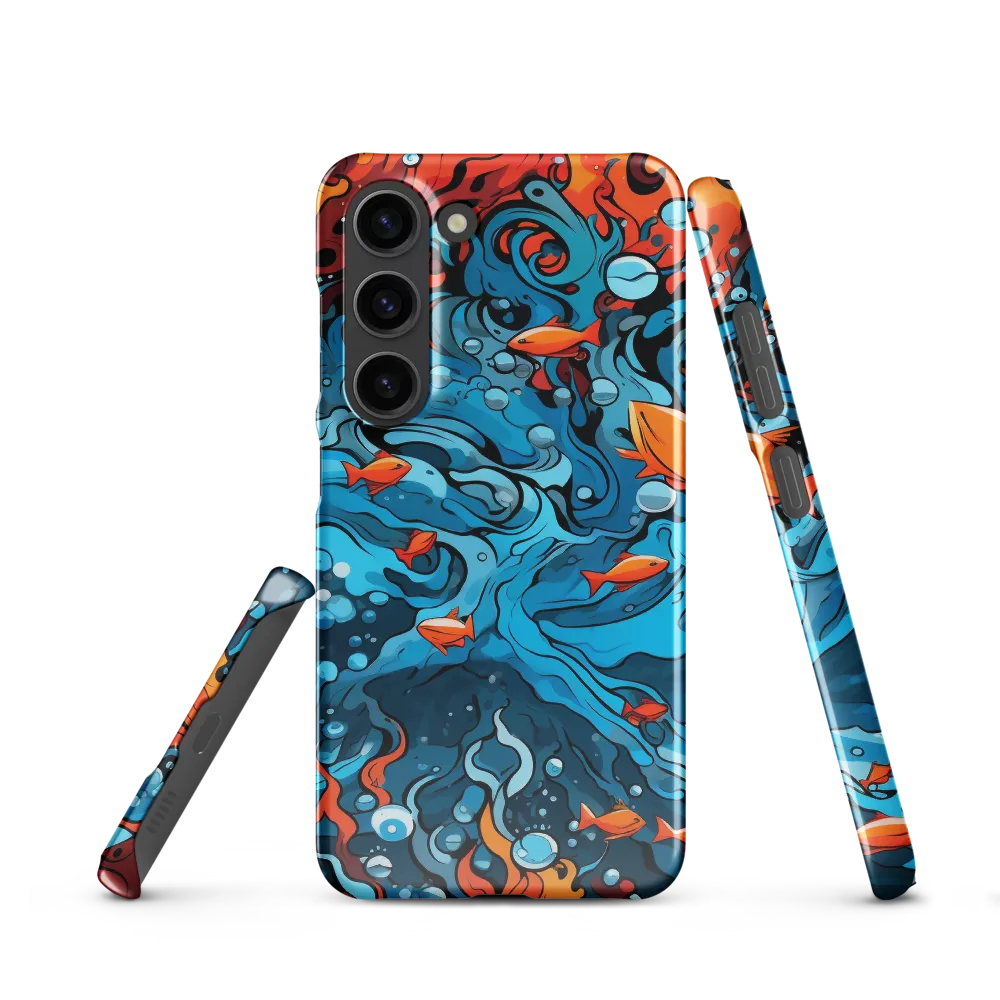 Fluid Harmony: Ocean and Flames