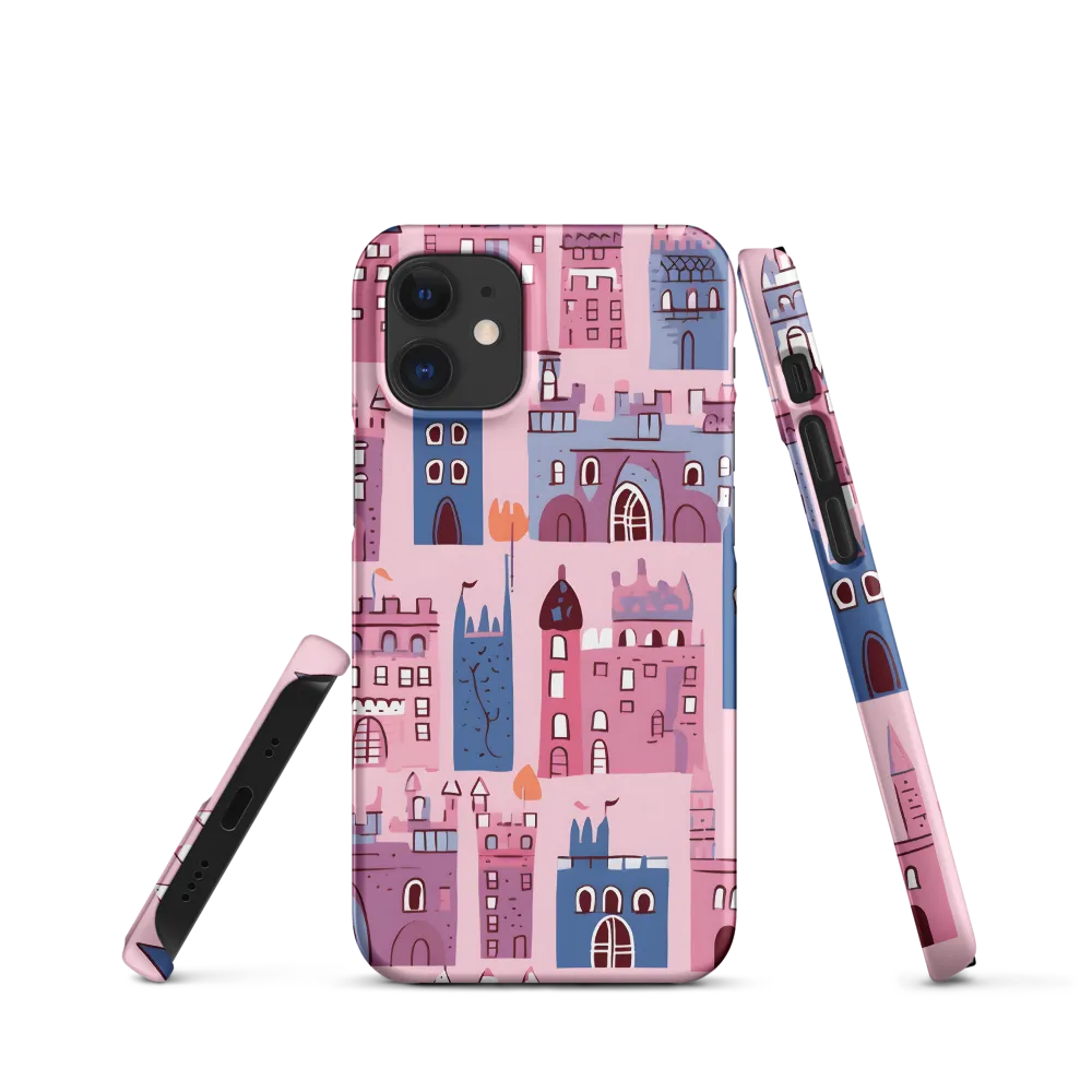 Whimsical Castles: A Playful Tapestry | Phone Case |  12 Mini | Snap Case | Matte