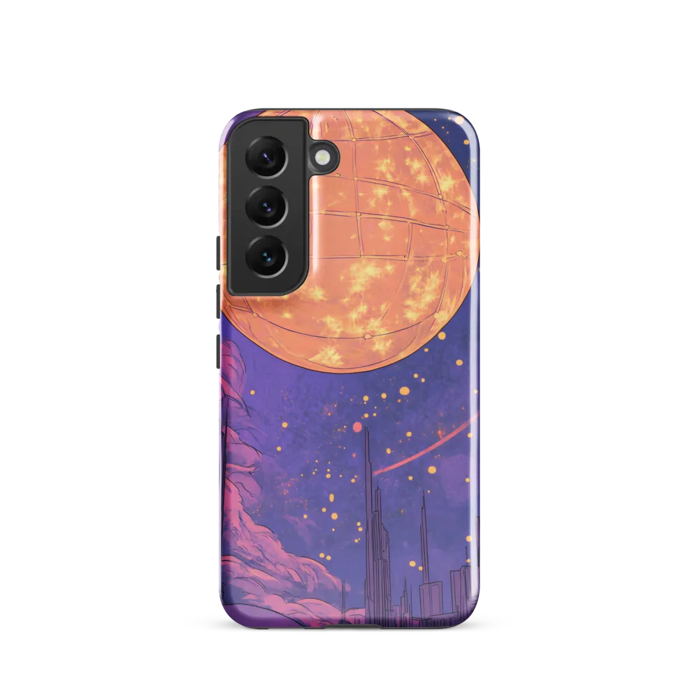 Celestial Cityscape: A Dance of Colors