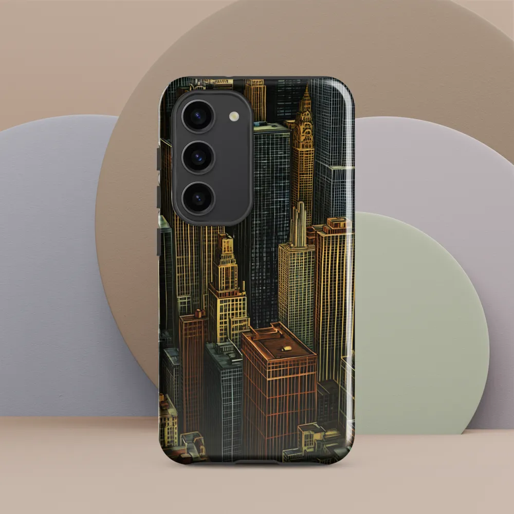Urban Elegance: A Golden Cityscape