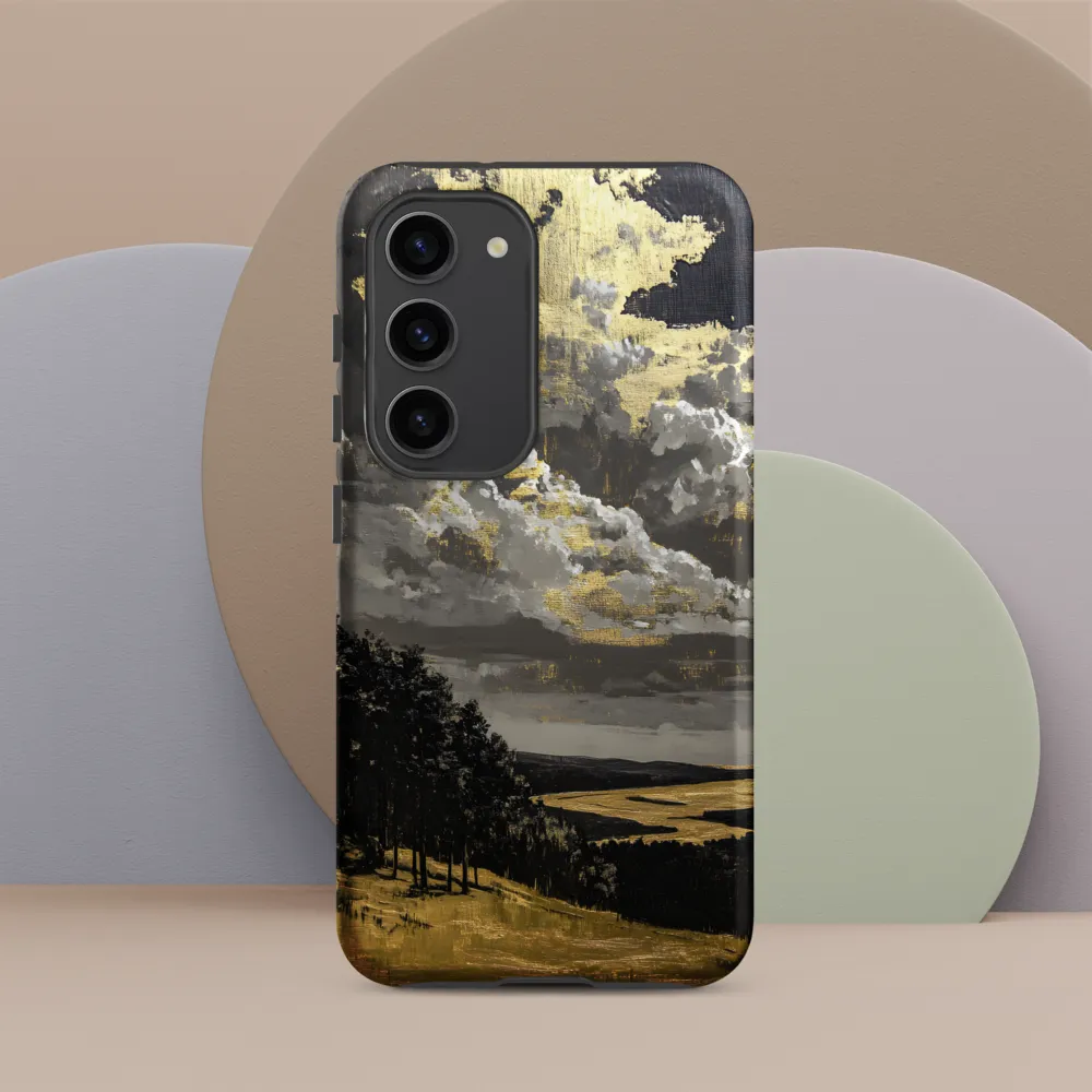 Golden Serenity in a Dramatic Sky | Phone Case |  S23 | Tough Case | Matte