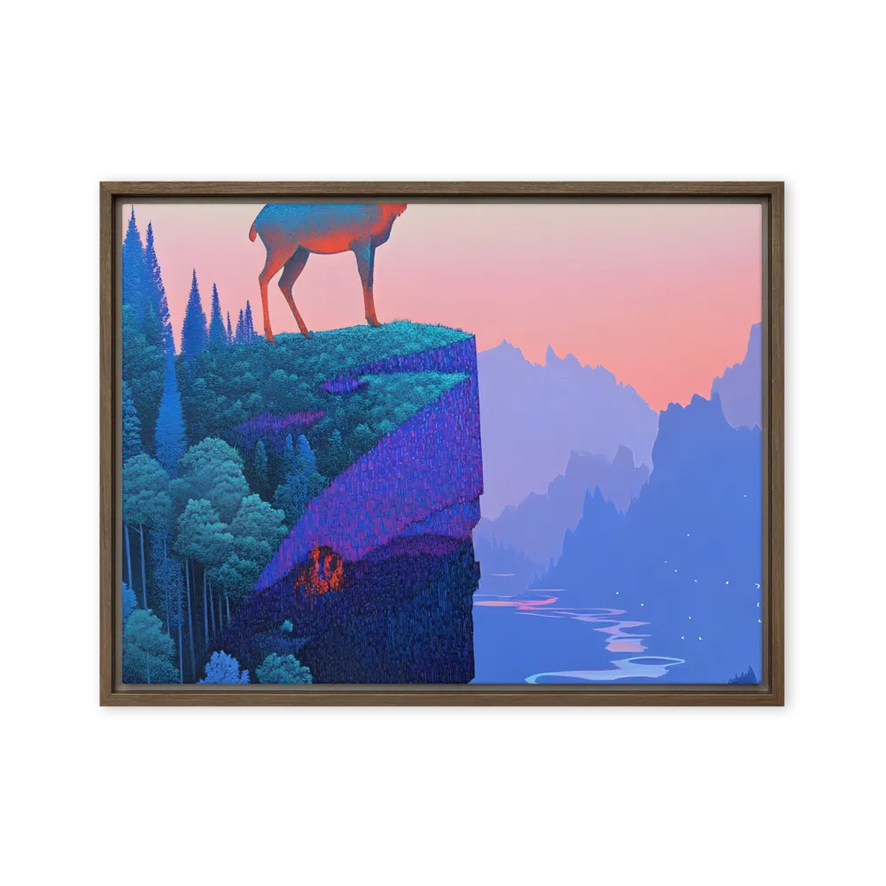 Majestic Refuge | Canvas with Brown Frame | 18″×24″