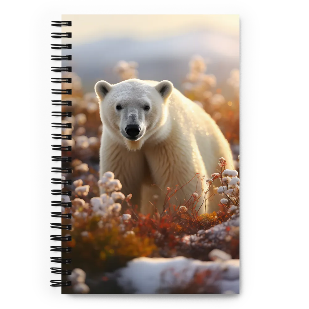 Harmony in the Frozen Wilderness | Spiral Notebook