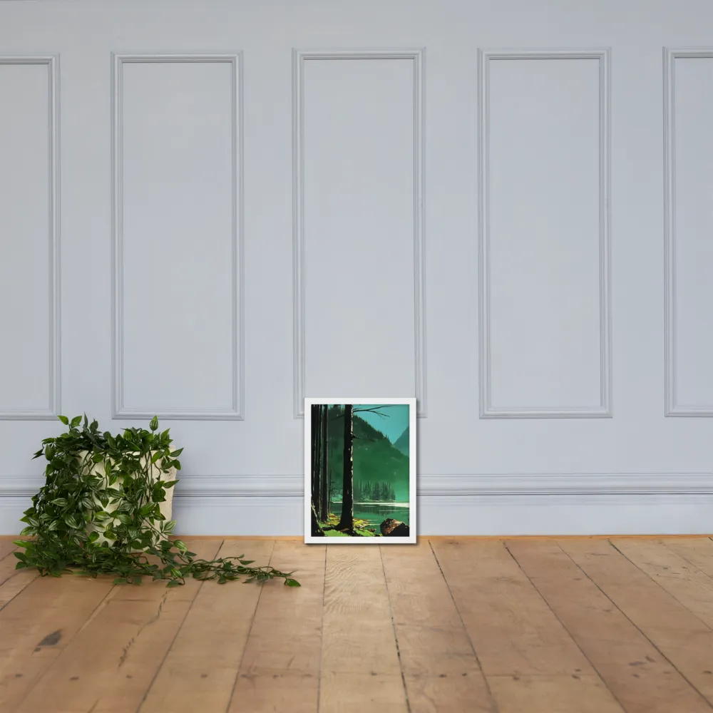 Reflections of Tranquility | Poster with White Frame | 12″×16″