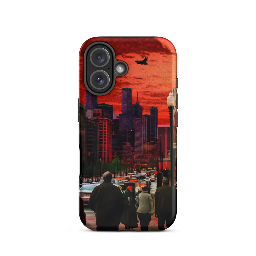 Urban Reverie: Stratospheric Shadows | Phone Case |  16 | Tough Case | Matte