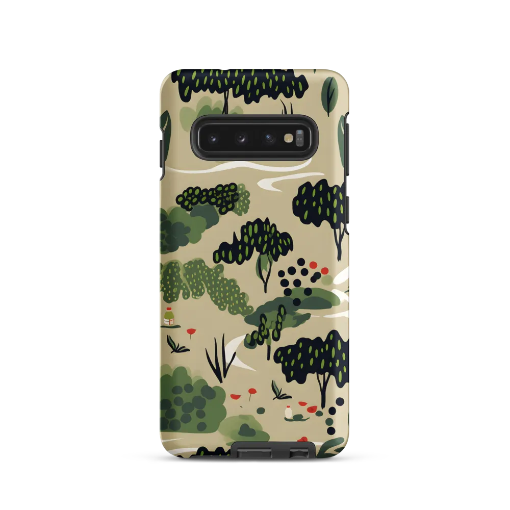 Harmony in Nature: A Whimsical Tapestry | Phone Case |  S10 | Tough Case | Matte