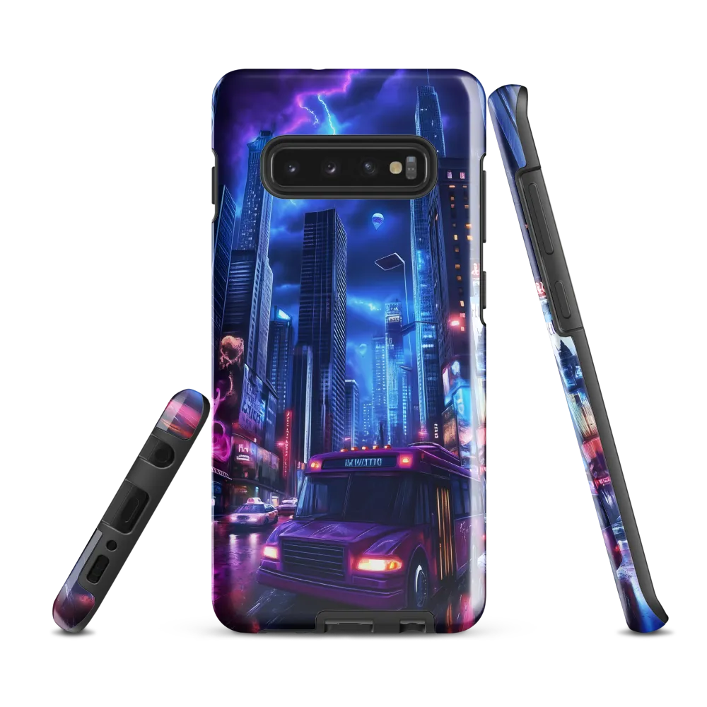 City of Neon Dreams | Phone Case |  S10 Plus | Tough Case | Glossy