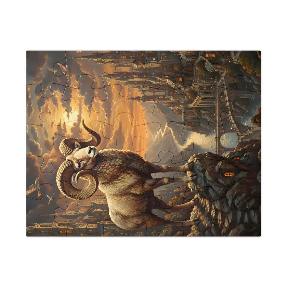Guardian of the Golden Valley 
 Jigsaw Puzzle in Tin Box