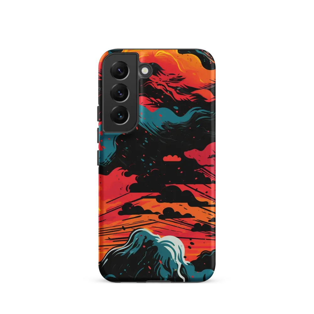 Ethereal Twilight: A Dramatic Landscape in Motion
