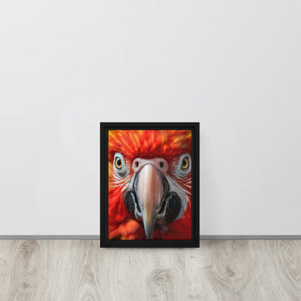 The Fiery Gaze of the Parrot