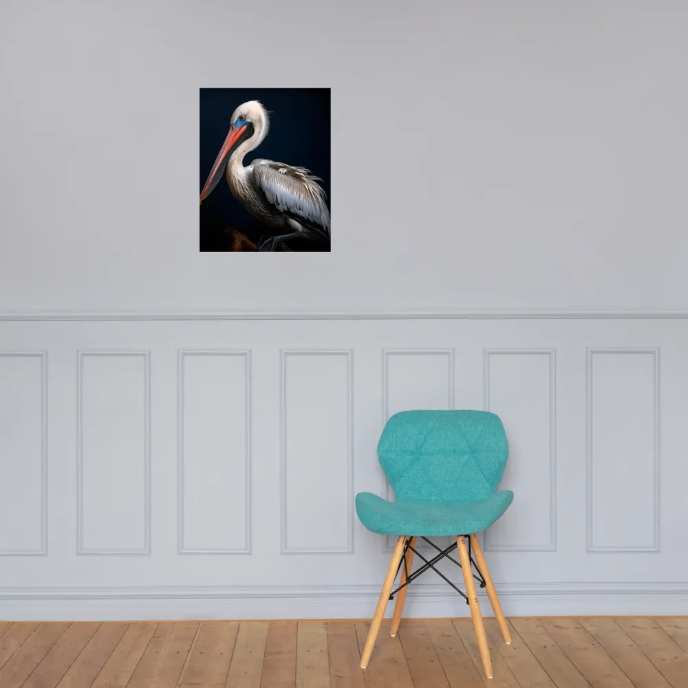 Majestic Pelican Portrait | Poster | 16″×20″