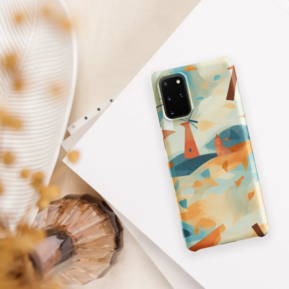 Whimsical Windmills in a Tranquil Landscape